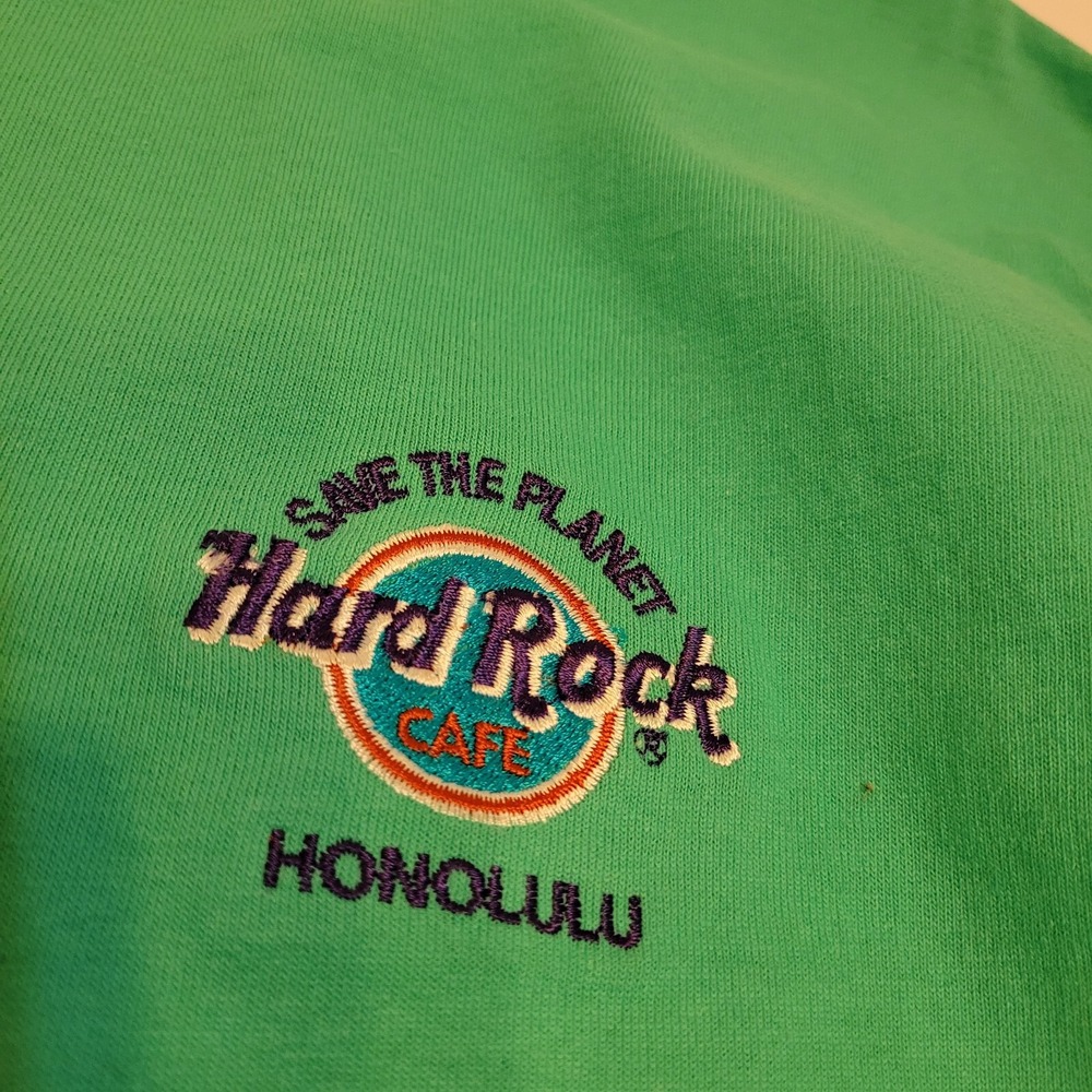 Hard Rock Cafe, Honolulu, green, size‎ XL